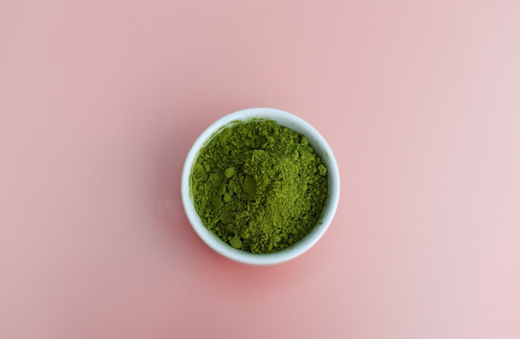 green powder drink