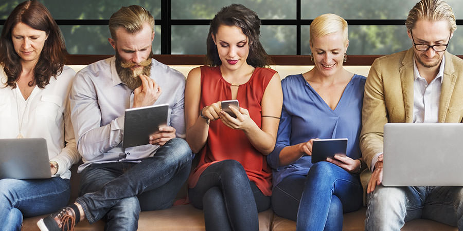 Diversity People Connection Digital Devices Browsing Concept Diversity People Connection Digital Devices Browsing Concept